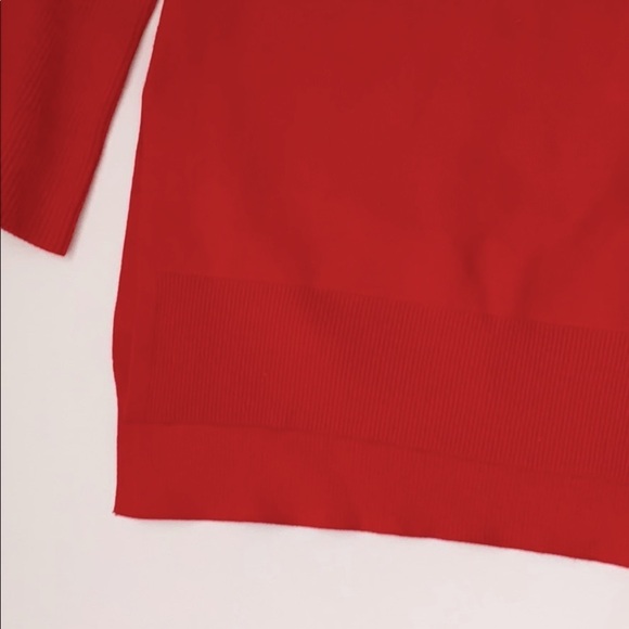 Anthropologie Elise Ribbed Tunic In Red - Picture 5 of 9